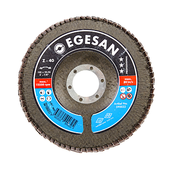 EGESAN Круг лепестковый (PRO) торцевой зернистость 40 (10шт/уп) EGESAN Круг лепестковый (PRO) торцевой зернистость 40 (10шт/уп)