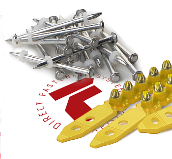 Комплект пороховой. Гвозди F-DN47 (5000шт) + Патроны F-K4 (5000шт)