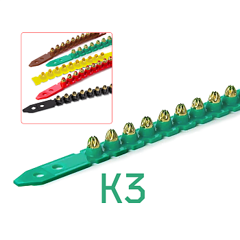 Патроны монтажные F-К3 зеленые 6.8х11 в кассете (100шт/уп)
