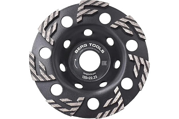 Berg Tools Алмазная Чашка 125х22.23мм Berg Tools Алмазная Чашка 125х22.23мм