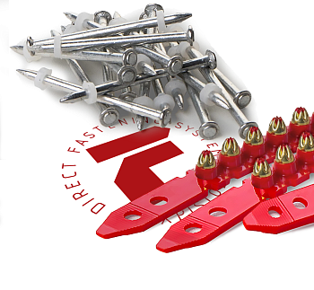 Комплект пороховой. Гвозди F-DN52 (5000шт) + Патроны F-K5 (5000шт)