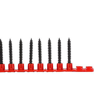 Саморезы черные F-SXP 25мм в ленте, ГСП/профиль, частый шаг (1000шт/уп) Саморезы черные F-SXP 25мм в ленте, ГСП/профиль, частый шаг (1000шт/уп)