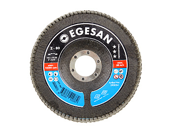EGESAN Круг лепестковый (PRO) торцевой зернистость 80 (10шт/уп) EGESAN Круг лепестковый (PRO) торцевой зернистость 80 (10шт/уп)